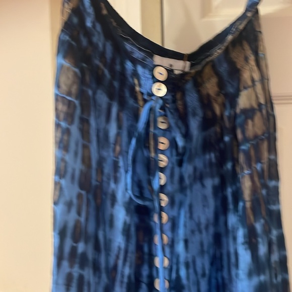 North shore from banyan tree tie dye multi color blue/tan skirt size m/l NWT - Picture 2 of 8
